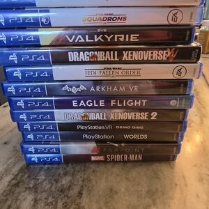 Sony PS4 Game Collection - Blue Cases